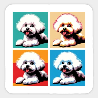 Bichon Frisé Pop Art - Dog Lover Gifts Sticker